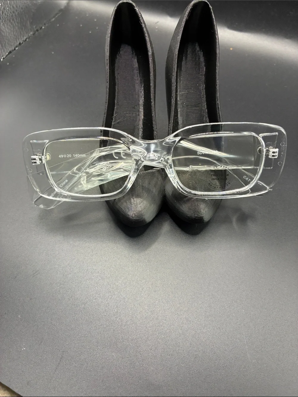 Clear Rectangle Women’s Fashion Eyeglasses - Transparent Frame